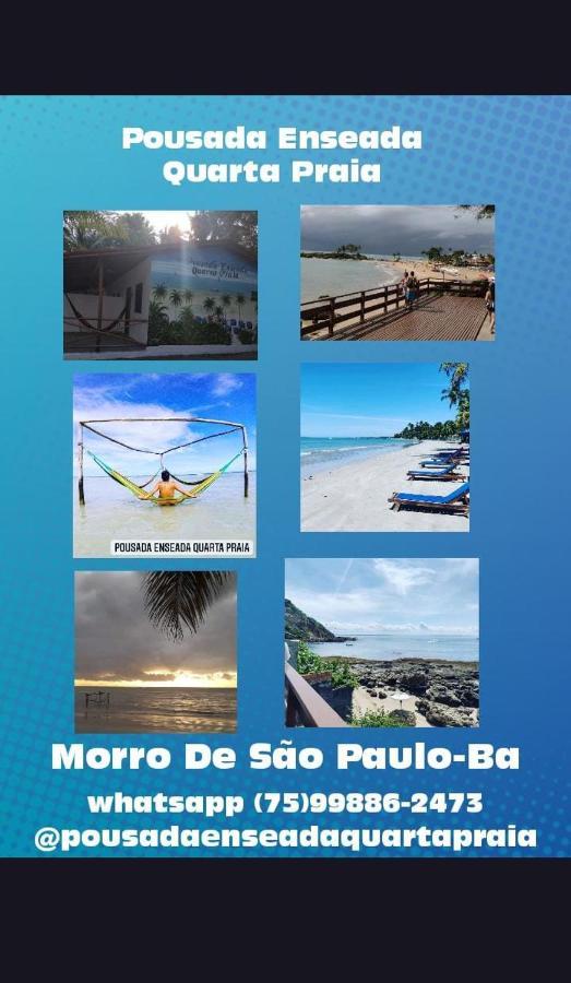 Pousada Enseada Quarta Praia 莫罗圣保罗 外观 照片